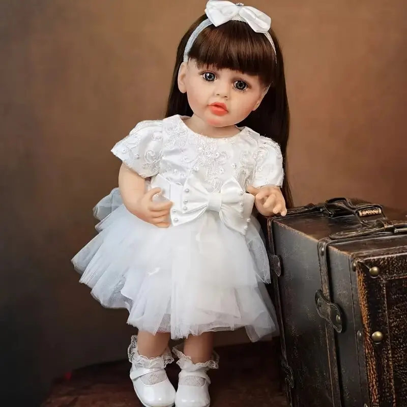 Wholesale handmade baby princess dress doll realistic reborn dolls can bath toy for kids playmate