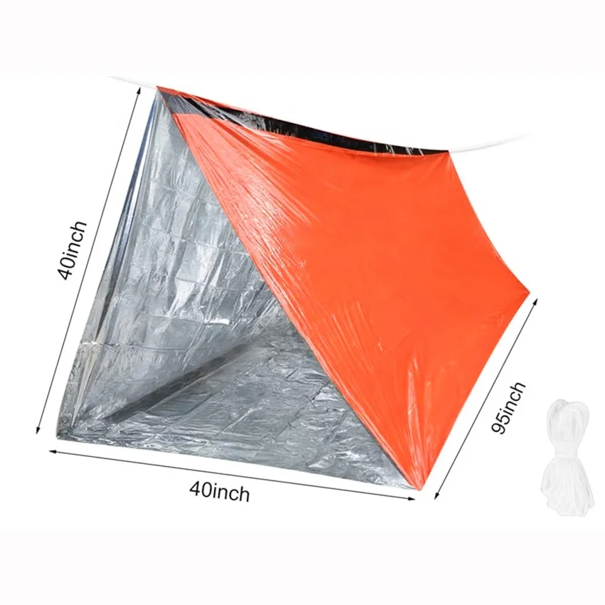 Life Tent Emergency Survival Shelter 2 Person Emergency Shelter Tent Use As Survival Tube Tent for Camping Hiking