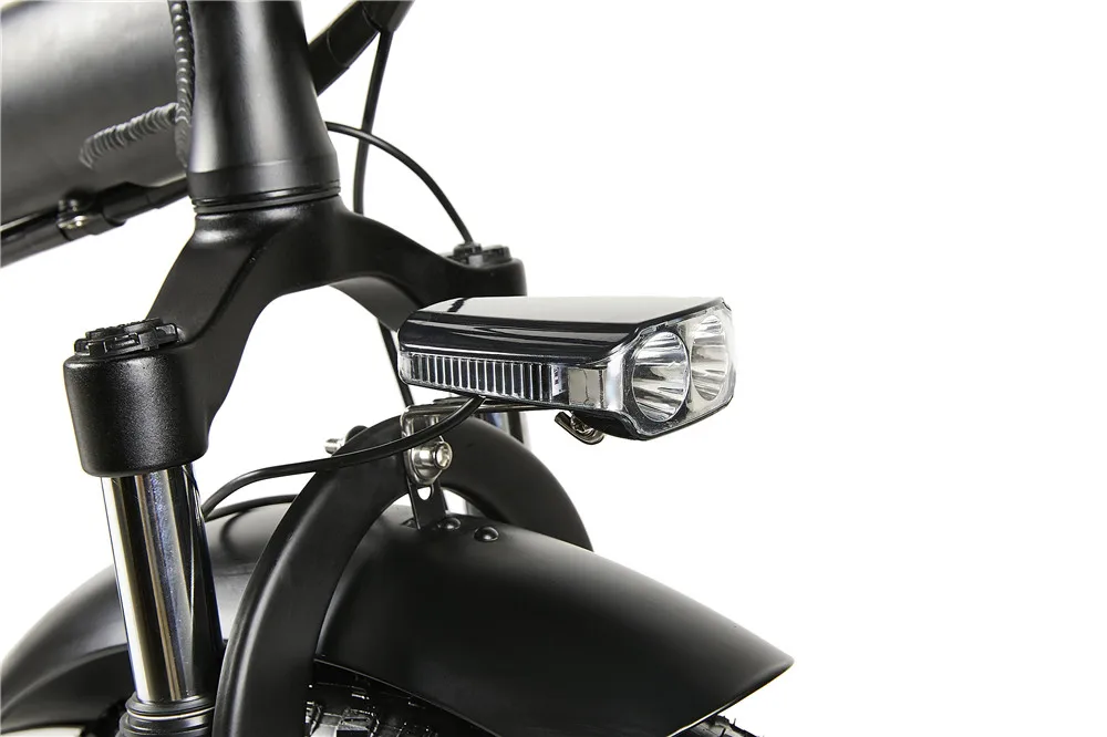 Электрический велосипед с толстыми шинами, складной электрический велосипед 20 дюймов с литиевым аккумулятором 48 в 15 Ач, ЖК-дисплей, 48 В 500 Вт