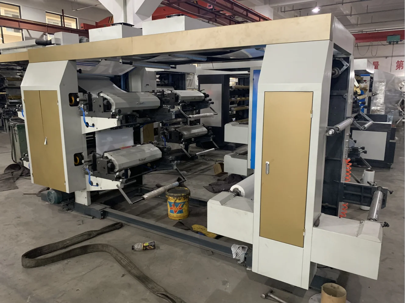 YT Series Semi-Automatic Six Colors Flexo Printing Machine Letterpress machine for plastic bag logo printing