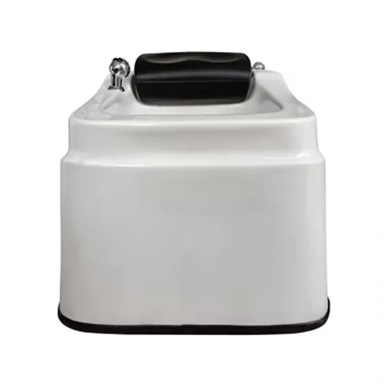 Beauty Salon Pedicure Spa Bowl Stations Spa Tubs Foot Therapy Footbath Pedicure Sink with Surfing Light