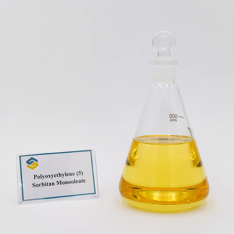 T81 Polysorbate 81 hot sale emulsifier surfactant food additive samples Chemical Auxiliary Agent non ionic certificate