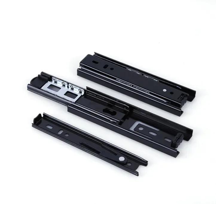 Drawer sliders 450mm kitchen Drawer slide 3-Fold Full Extension Furniture Ball Bearing Drawer Slider Rail