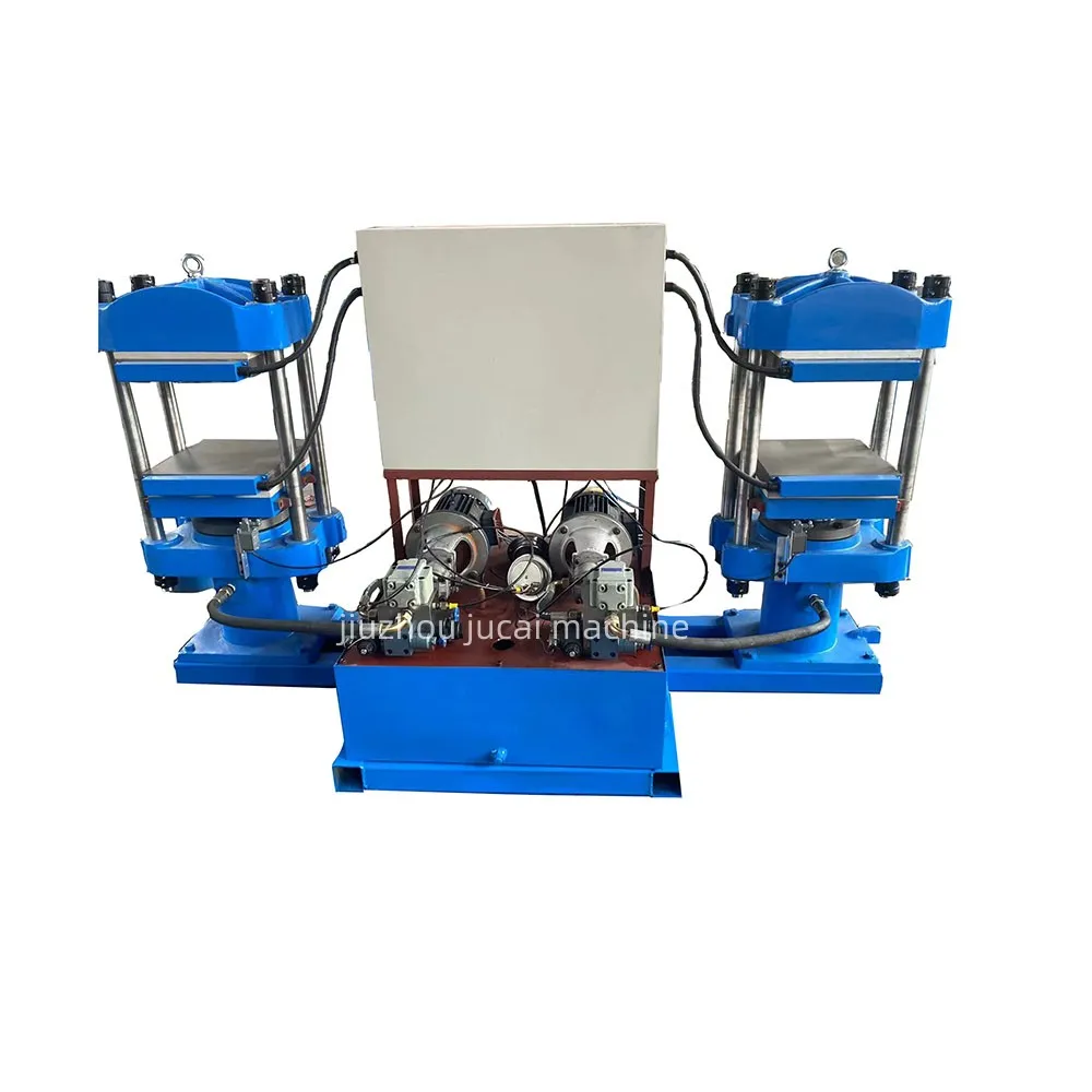 Double Station plate rubber vulcanizer Press Machine Rubber Sole Molding Making Machine