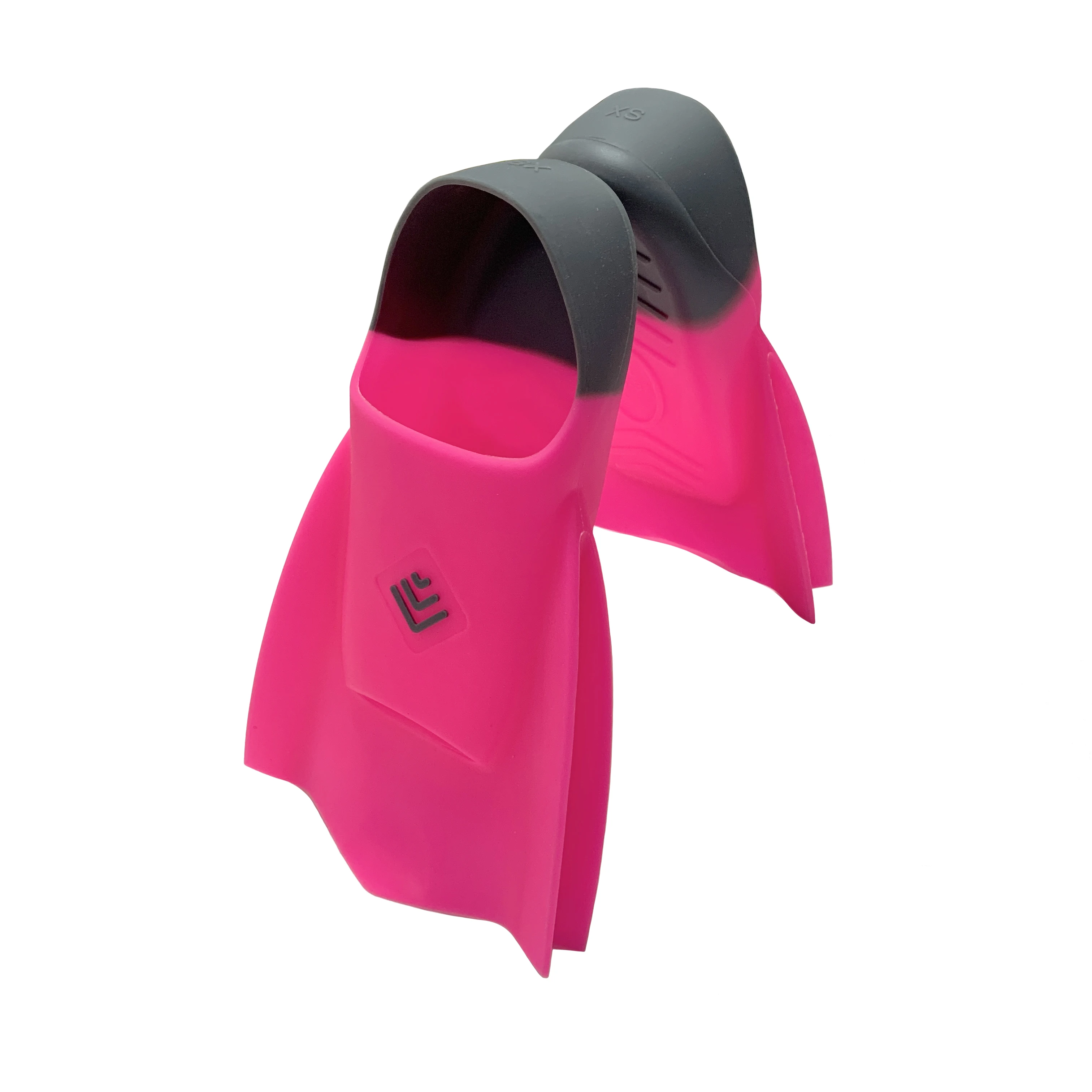 Adult Full Silicone Swimming Training Fins Full Foot Professional Swim Fin Shoes Short Blade Diving Snorkeling Flippers