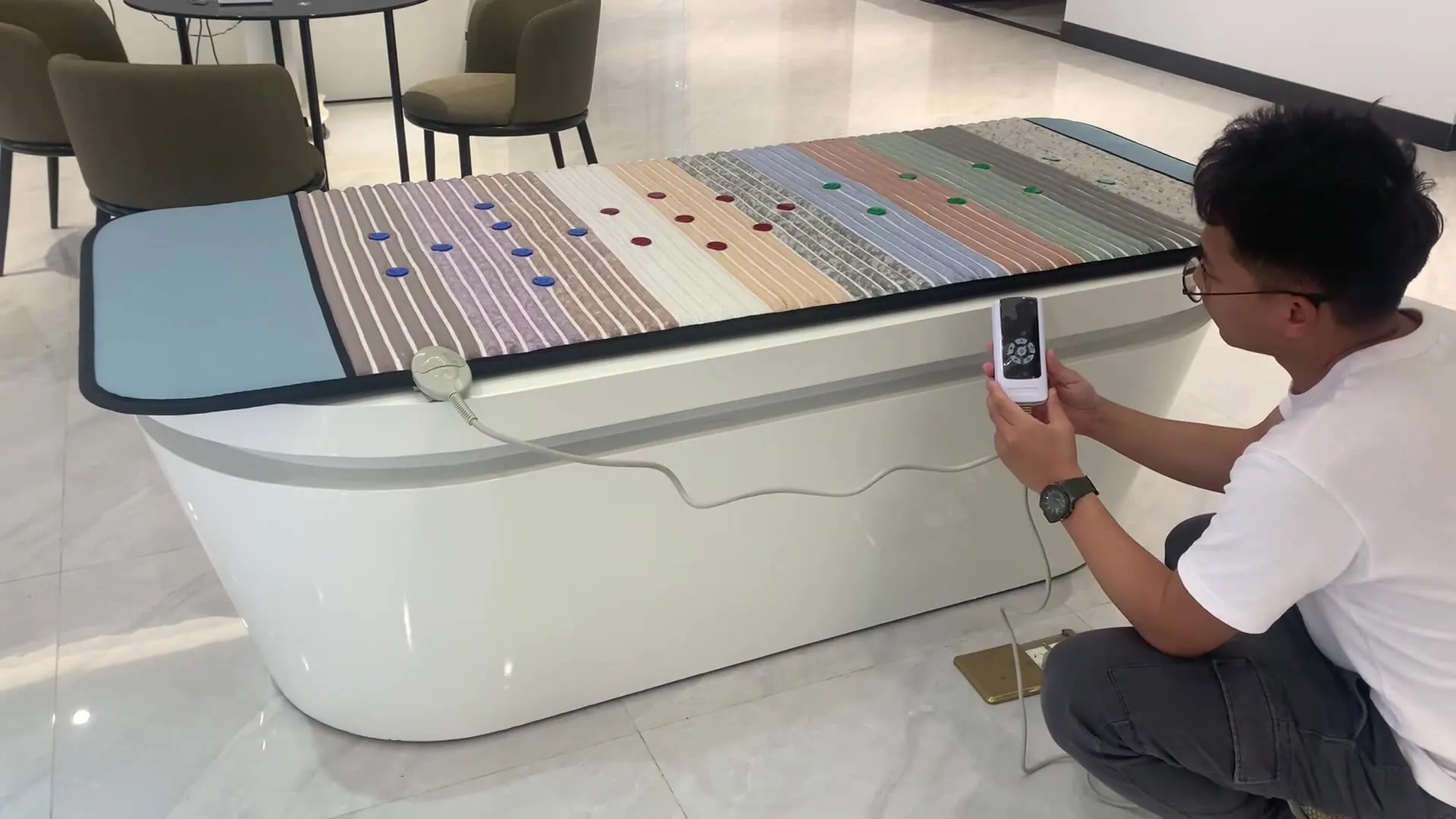 New hot selling Factory direct sale PEMF crystal bio infrared mat therapy beauty and slimming health products