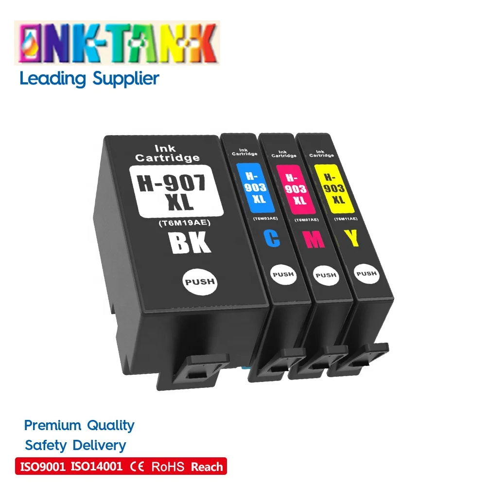 INK-TANK 903XL 903 907 XL 907XL премиум цвета Совместимый струйный картридж для HP OfficeJet Pro 6968 6970 6950 6960
