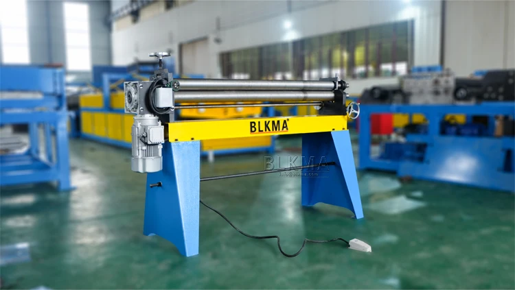 Manual asymmetrical 3-roller rolling/bending machine