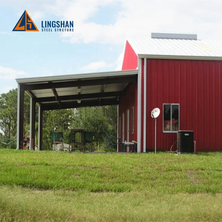 Sandwich Panel Cladding Prefabricated Metal Frame Storage Shed Steel Structure Building