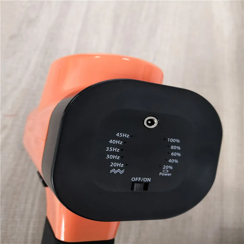 Беспроводной мини массаж мышц пистолет массажа терапией лицевой панели пистолет для тренажерного зала WE-8201