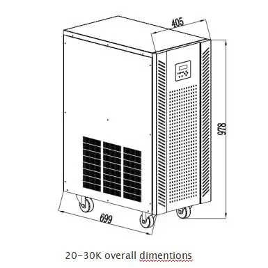 Factory Customized Household 20KW With MPPT Controller Power Frequency Pure Sine Wave Photovoltaic Control Inverter