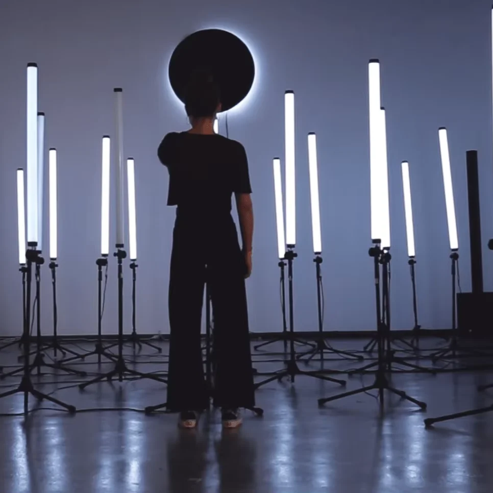 360 degree DMX512 pixel led rgb standing DJ tube dmx light Led stage lighting