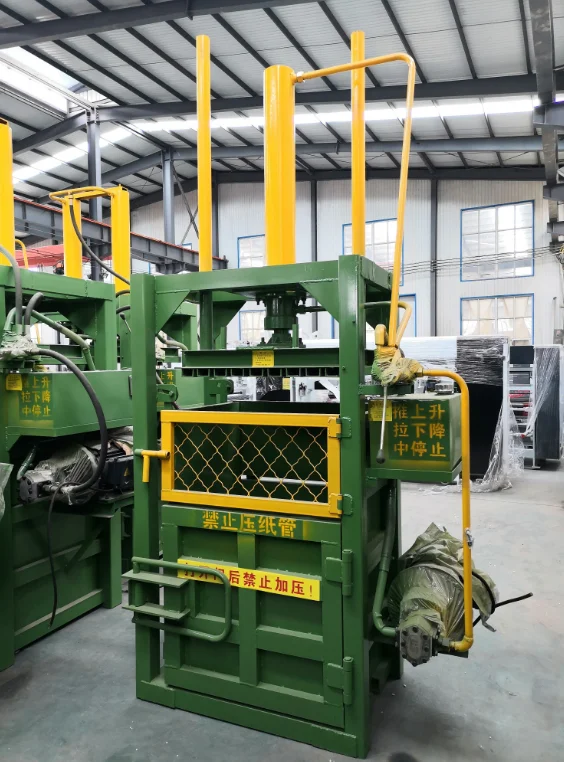 Waste Paper Carton Baling Machine Hydraulic Carton Compress Baler Packing Machine