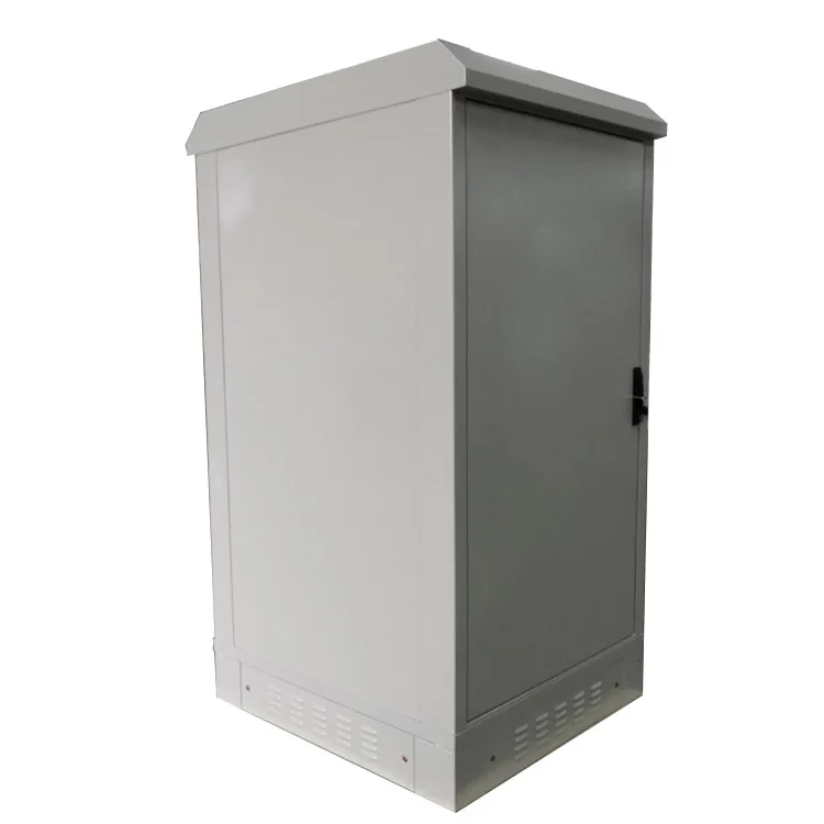 waterproof outdoor equipment telecom UPS lithium battery enclosure charging 19 inch rack cabinet