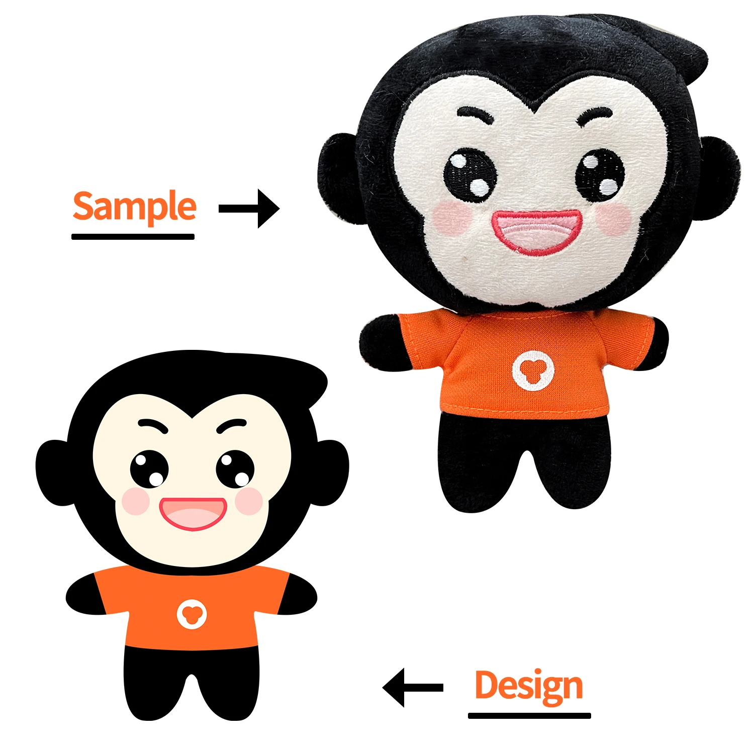 MISS-U Custom original design cute and fluffy animal plush toy lifelike stuffed animals