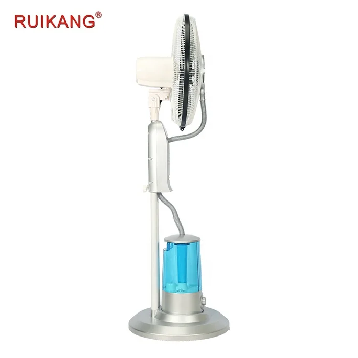 Wholesales Remote Control 16 Inch Ultrasonic Humidifier Indoor Outdoor Oscillating Standing Water Spray Cooling Water Mist Fan