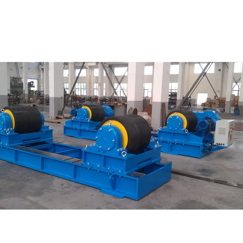 Резиновое колесо 200t сварочный ротатор для труб фиксированный резервуар поворотные роликовые кровати диаметром 6 м ручная