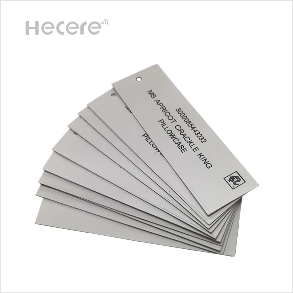 RFID Label Hang Tag for Clothes/Clothing/Garment/Textile Company Hard Coated Paper Cardboard EPC GEN2 UHF ISO18000-6C