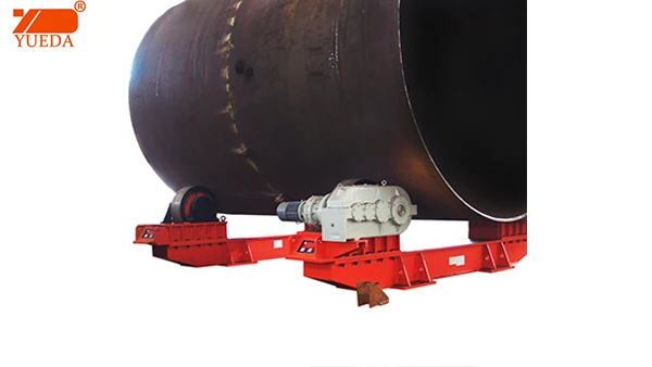 Yueda lifting welding rotator/fit up rotator/pipe roller rotator
