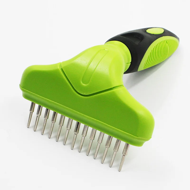 Pets Hair Grooming Rake Stainless Steel Dog Comb