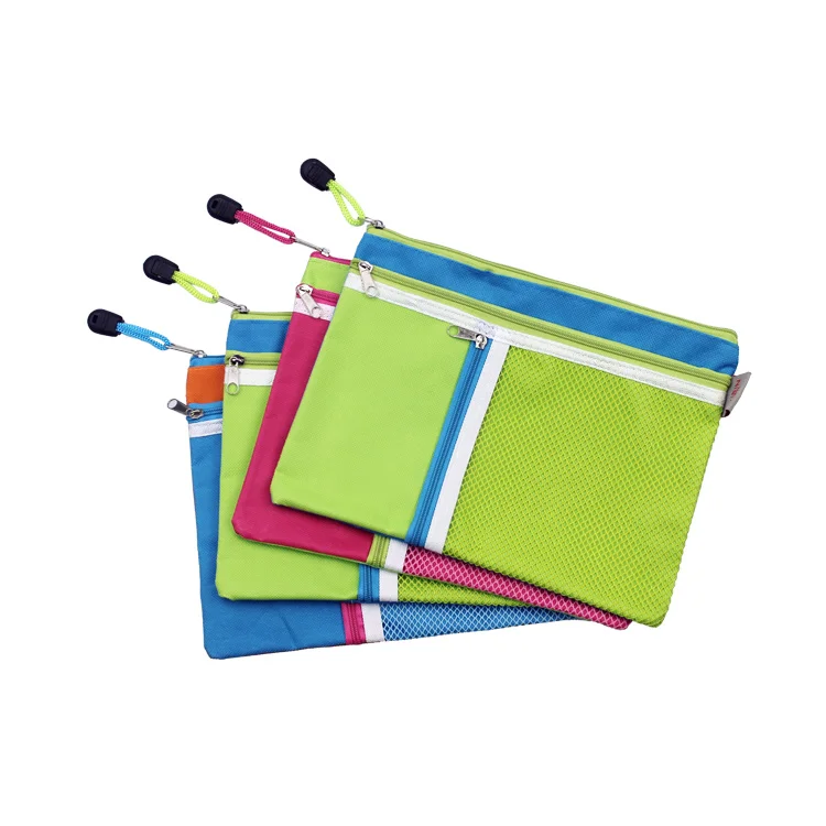 Specializing  production canvas cotton material waterproof learning office supplies zipper pencil bag