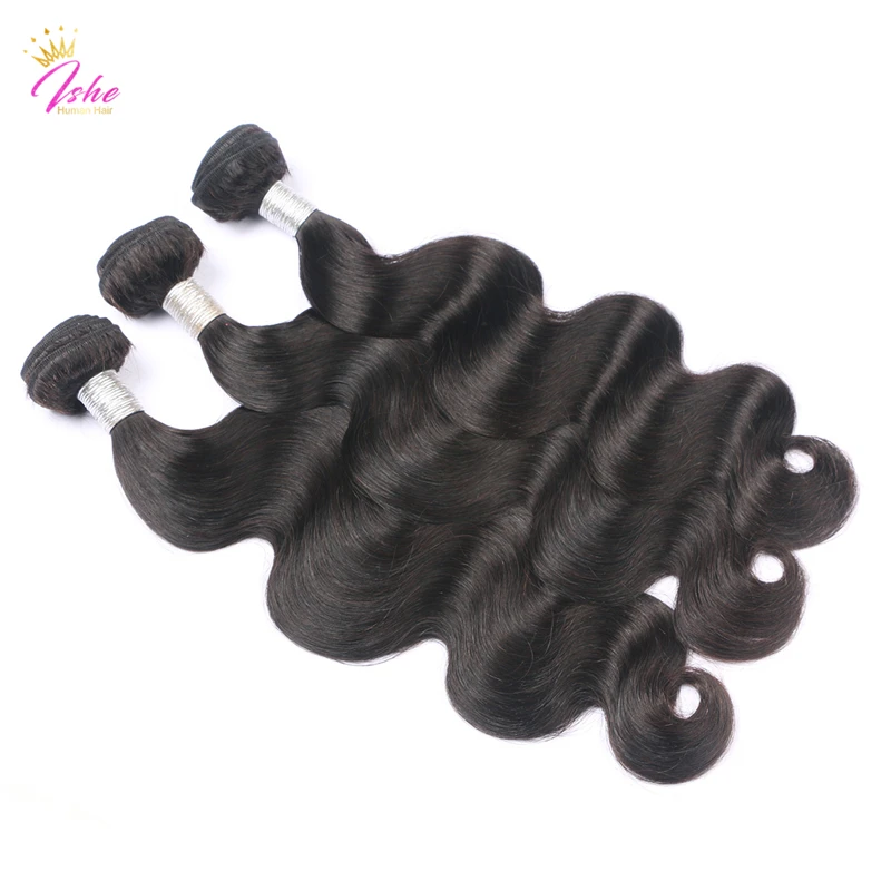 
Ishe 10a Virgin Human Hair 100% Virgin Indian Hair Body Wave Hair Body Wave Bundles 
