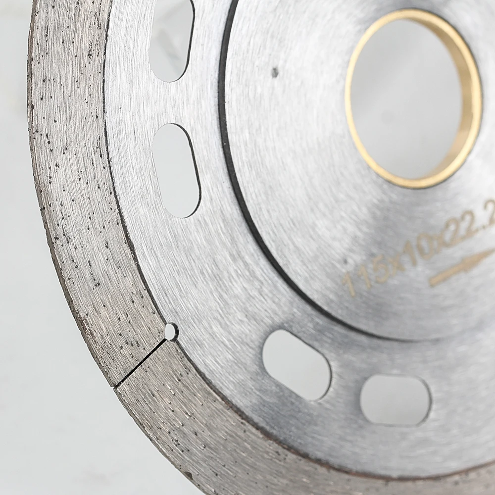 Raizi 4.5 inch 5 inch Porcelain Ceramic Tile Dry Diamond Cutting Saw Blade Cutting Disc