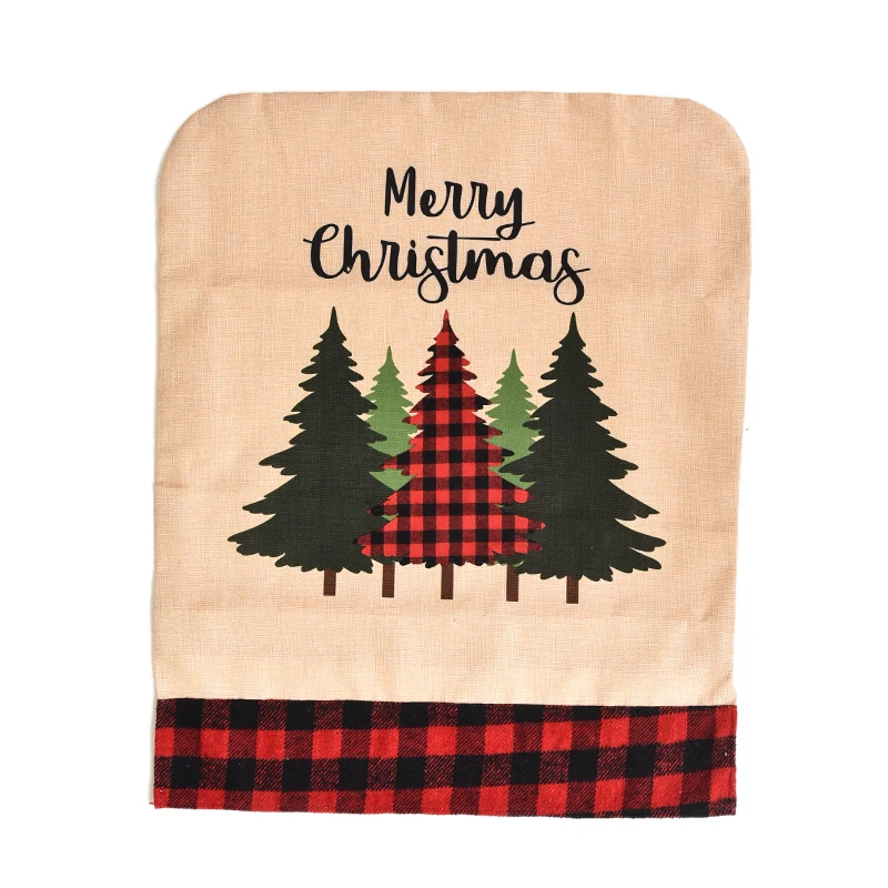 2021 настроить Рождество декоративные Санта кухня стул для столовой чехлы праздничные