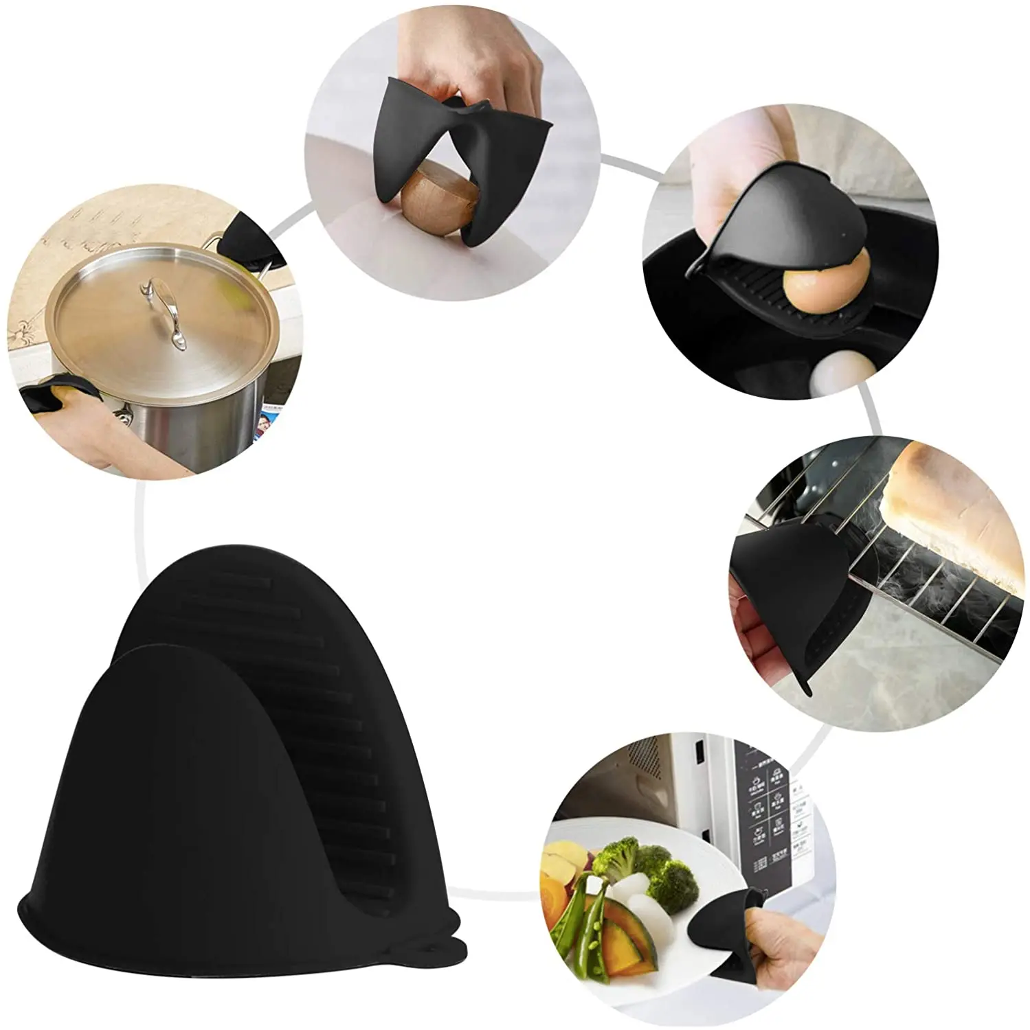 Silicone Hot pot holders for Kitchen Baking