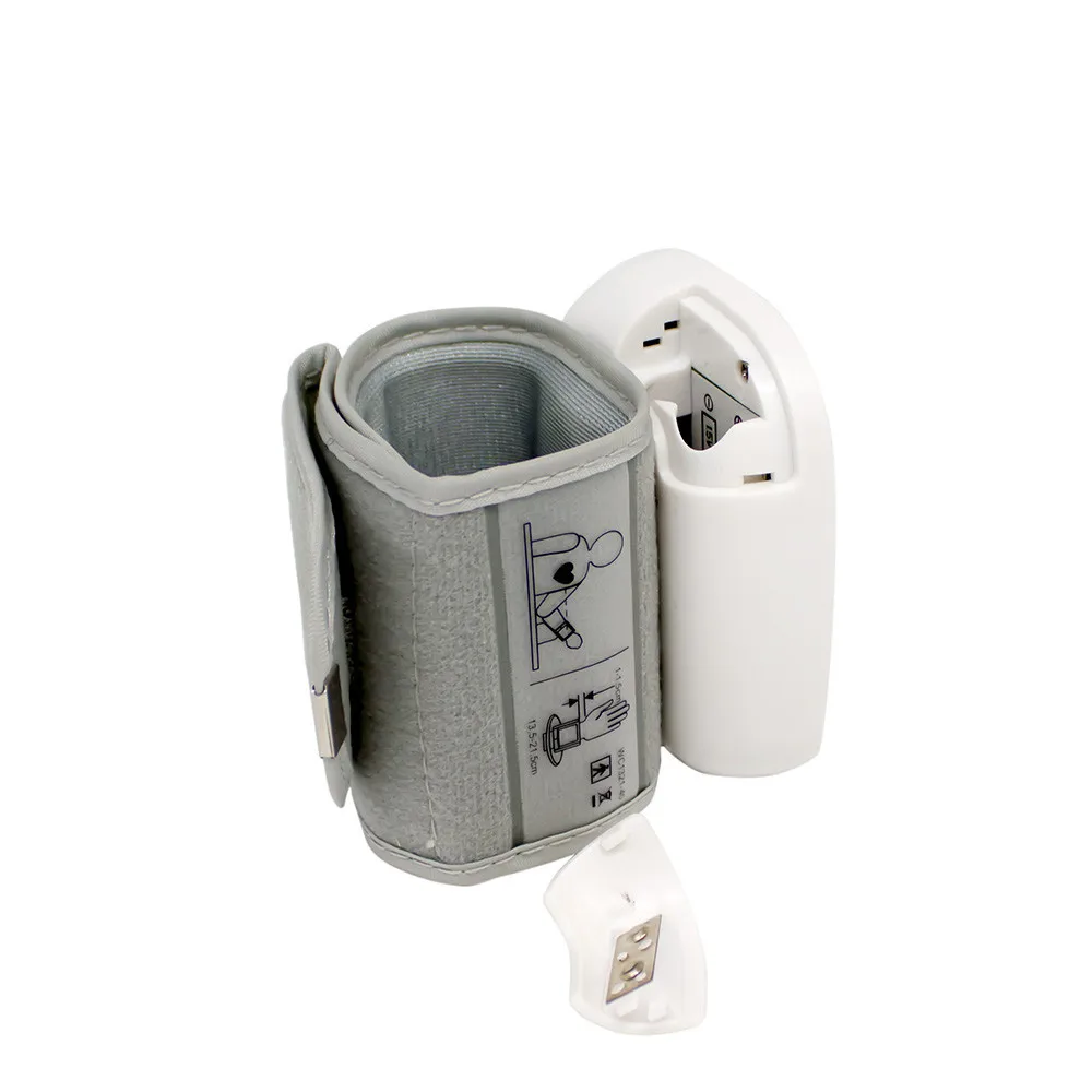 TRANSTEK LCD White Backlight Display Ultra-light Mini Design Wrist Type BP Monitor Blood  Pressure Measuring Instruments