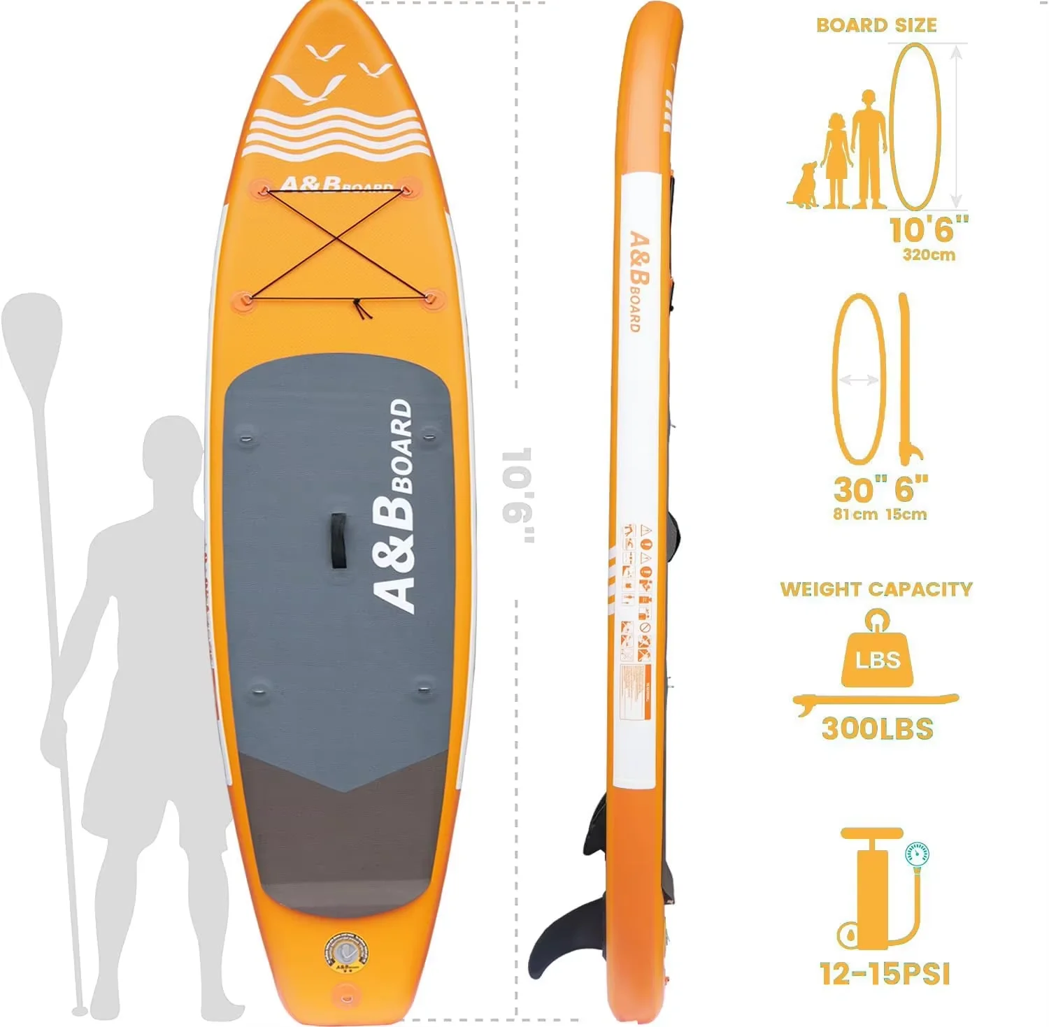 Waterplay Surfing Wakeboard Sup Board Soft Top Surfboard Water Sports Supboard Surfing Fanatics