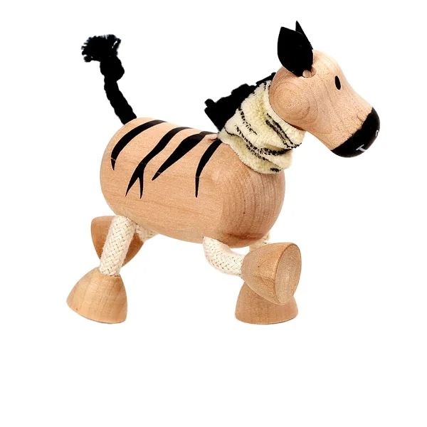 3D Zebra Wooden Animal Shape Education Toy  Teenagers