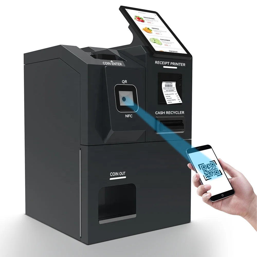 Public Utility Bill Payment Payment Kiosk Cash Acceptor