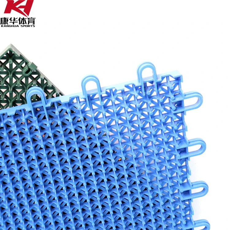 Free shipping interlocking sports plastic floor PP elastic outdoor basketball table tennis badminton sports floor