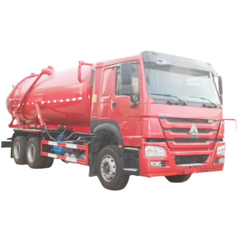 4x2 diesell manual sewage isuzuu giga truck 6x4 4WD 15m3 Garbage Truck with Sewage Vacuum Jetting Capability for sale