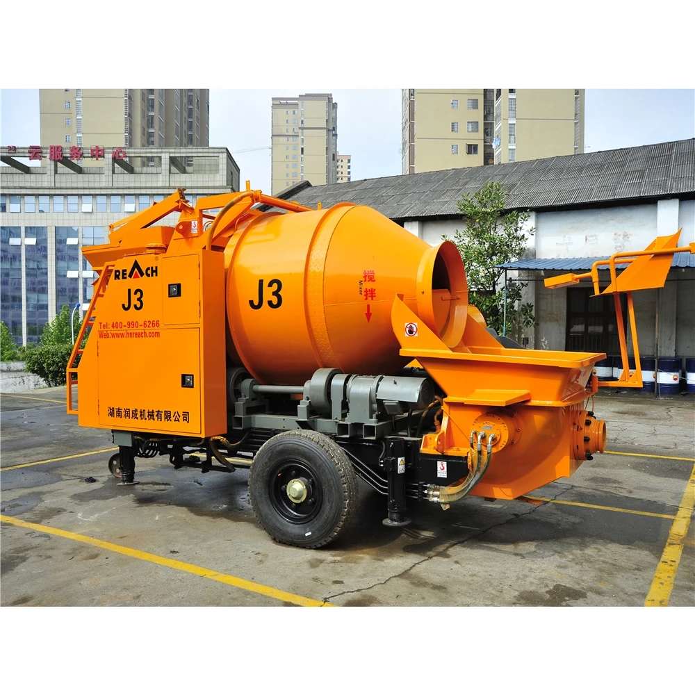 
Self-loading Price Of Hino Mixer Truck Cement Mixing Transiter Bigger 0.5m3 Hopper Diesel 37kw Engine Concrete Pumps Trailer 