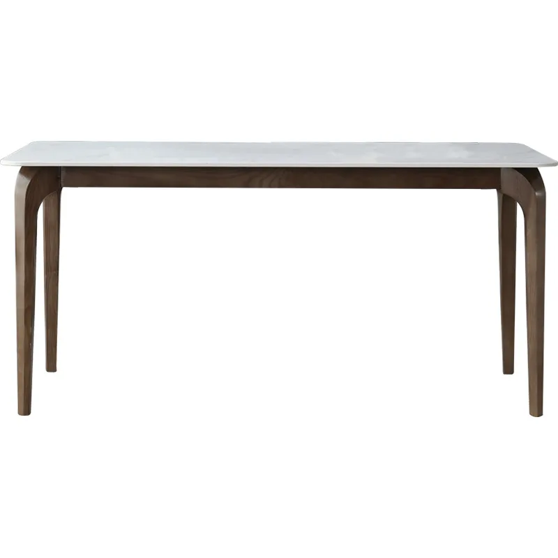 Latest Design Dining 6 Seater Panel Mdf Traditional Nordic Marble Dining Table