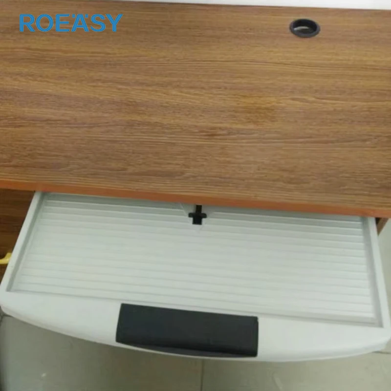 ROEASY Adjustable Sliding Under Desk Keyboard Rail Office Computer Keyboard Tray Slide