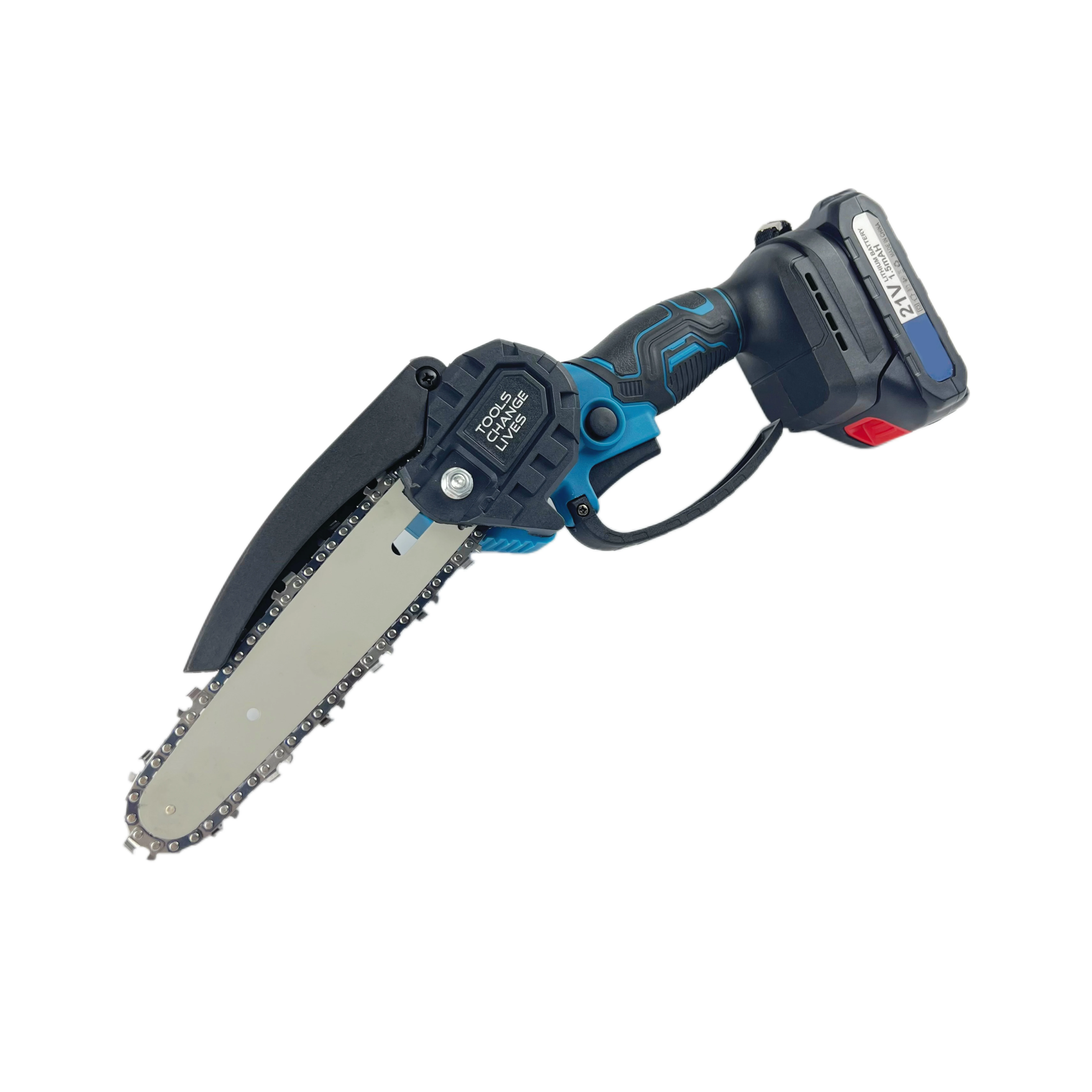 electric professional portable tree cutting saws 6inch cordless mini chainsaw  lithium chainsaw 21V