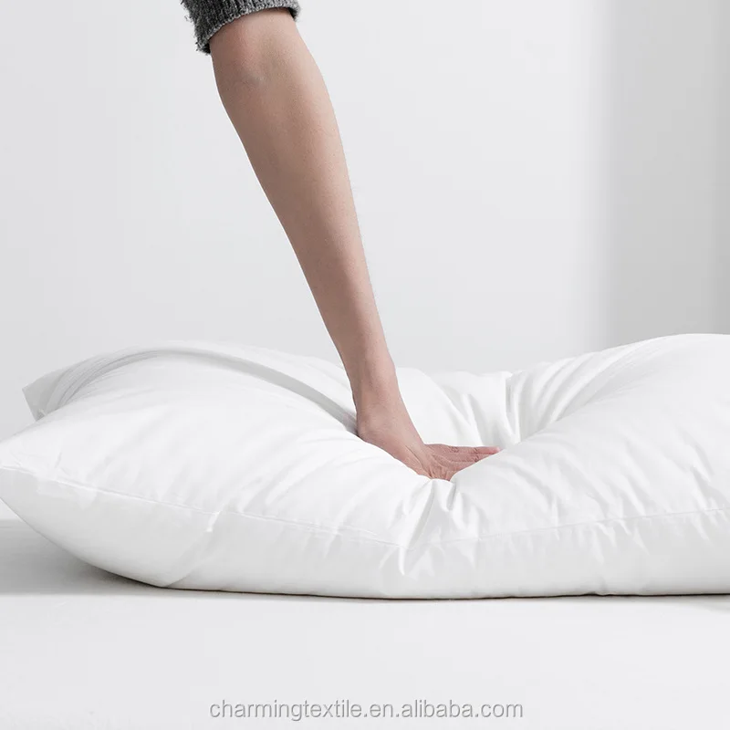 Natural Cotton Fabric  hollow fiber Down alternative  throw pillow  decorative pillow sleeping pillow /Cushion Insert