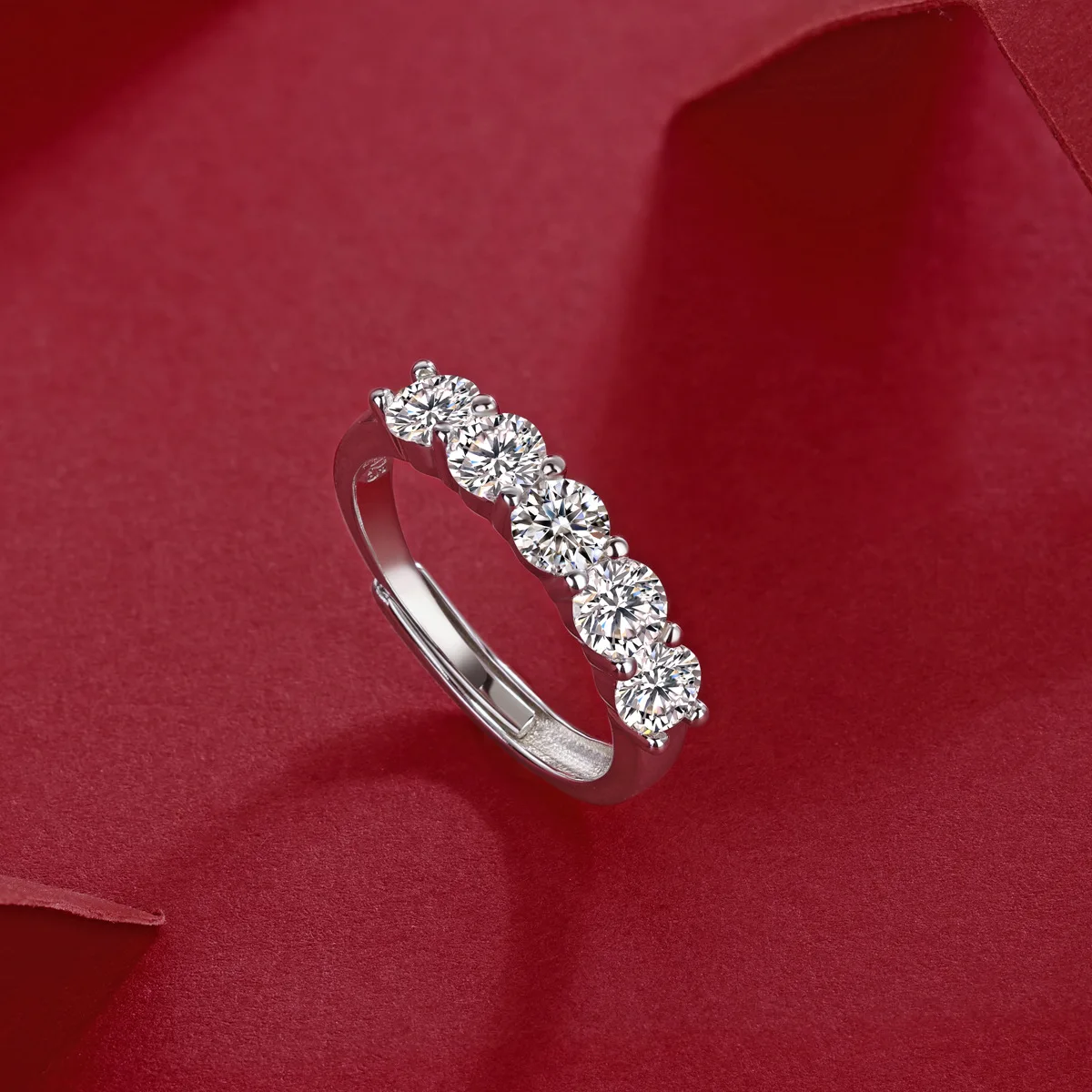 Cheap Dainty Price Bulk Jewelry Gemstone Gift Gold Plated 925 Sterling Silver Wedding Rings Finger Moissanite Ring For Girls