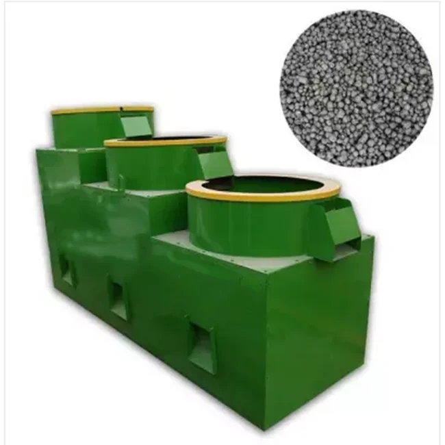 Programmable calcium nitrate fertilizer pellets polishing machine for sale with CE approved