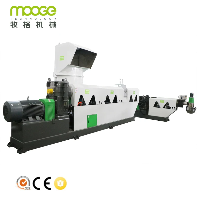 High quality water-ring waste plastic granules making machine