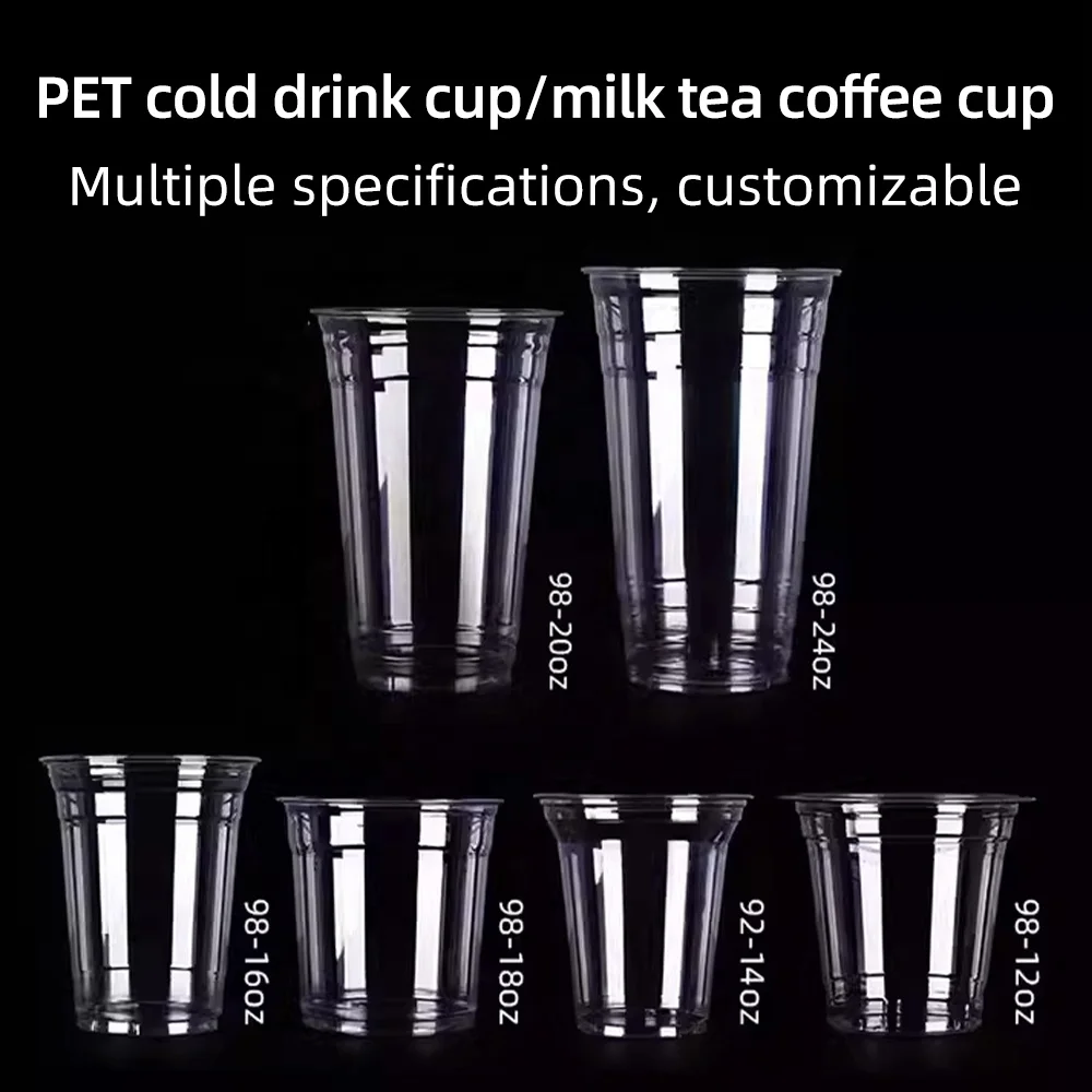 Custom Print 500ml 700ml Paper Cup With Cover Straw Doggy Bag Cup Holder Hot Drink Coffee Boba Bubble Milk Tea Cup Disposable