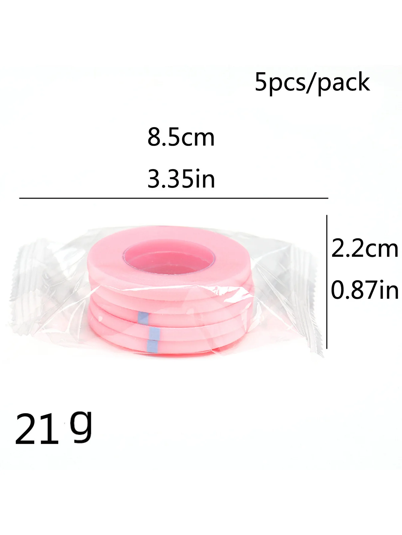 5pcs/bag Wholesale Eyelash Extension Tape Sensitive Lash Tape Adhesive Eyelash Lifting Eyelid Tape for Lash Extensions