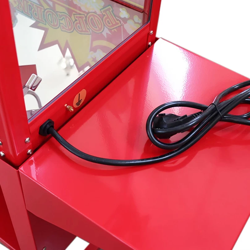 Wholesale Easy To Move Outdoor Commercial Popcorn Machine Popcorn Machine Commercial Popcorn Making Machine With Cart