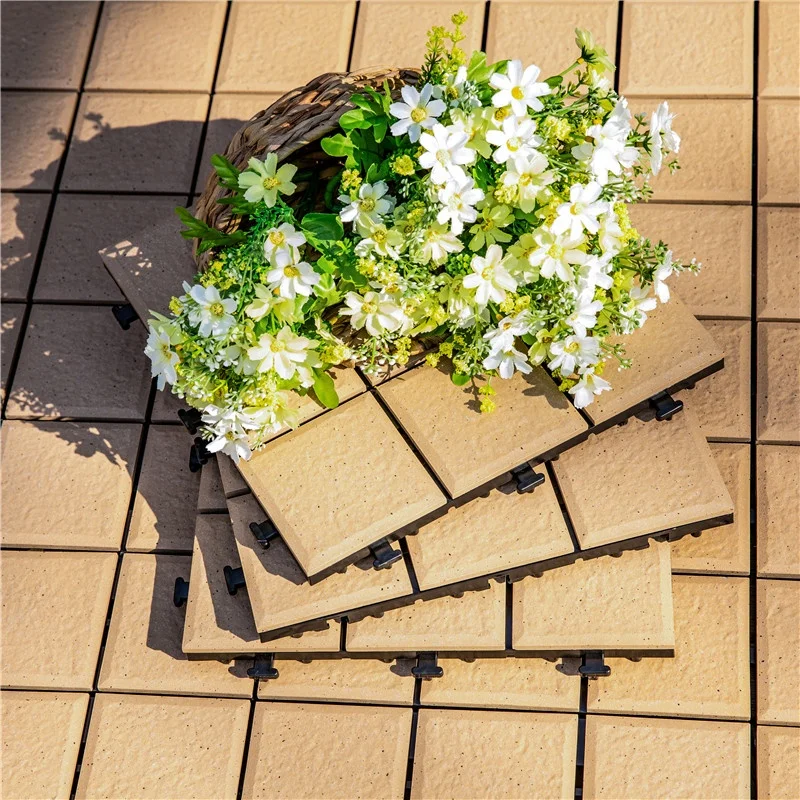 click together non slip floor tile ceramic patio interlocking deck tiles