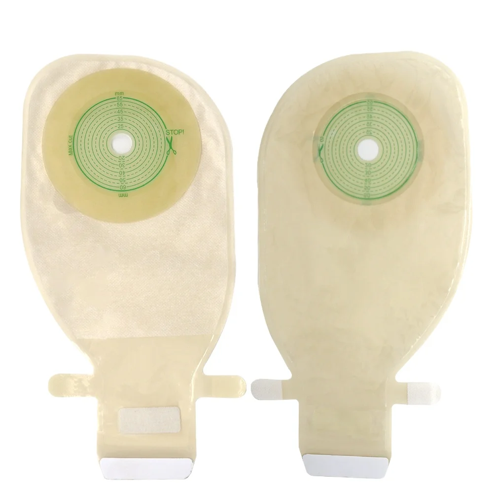 Factory direct supply of medical consumables one-piece skin color colostomy bag