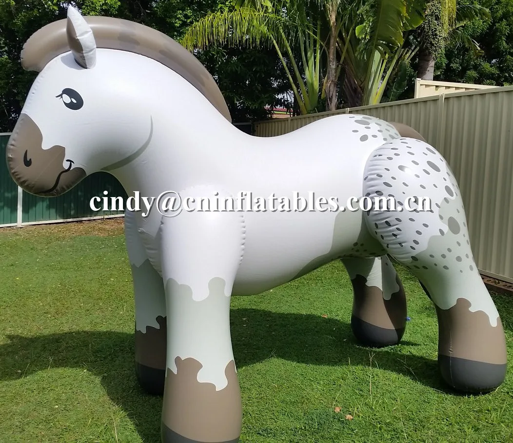 puffy paws inflatable draft horse decoration play inflatable animal toys for sale