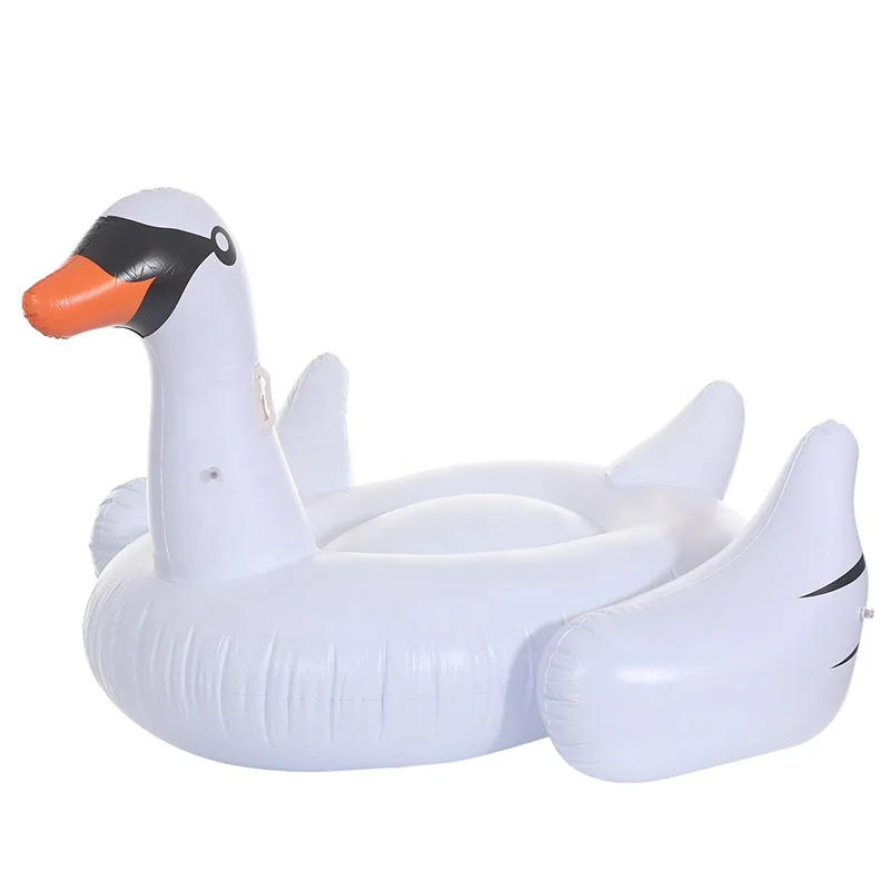 Hot supply customized swan swimming pool inflatable floating toys pool floats